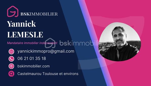 Yannick Lemesle BSK Immobilier vous propose la cession du droit au bail d'un local commercial à destination soins de beauté, situé à Castanet-Tolosan, commune dynamique du Grand Toulouse.

📐 LE LOCAL
• Surface de vente : 24 m² en rez-de-chaussée
• Dépendance sous-sol : 45 m² (stockage / vestiaires)
• Surface totale : 69 m²

📋 CONDITIONS DU BAIL
• Type : Bail commercial 3-6-9 — Prise d'effet le 08/02/2023
• Terme du bail : 07 février 2032 — Durée résiduelle : 5 ans et 9 mois
• Loyer : 800 € HT/mois (charges copropriété incluses)
• Dépôt de garantie : 750 € (1 mois)
• Destination : Soins de beauté — aucune clause de non-concurrence

✅ ATOUTS
• Loyer modéré dans une commune à fort pouvoir d'achat
• Bail sécurisé : 5 ans 9 mois restants pour amortir votre reprise
• Secteur beauté/bien-être : marché porteur et résilient
• Idéal pour esthéticienne, onglerie, soins corps, épilation, maquillage...

Pour plus d'information n'hésitez pas à me contacter!!!