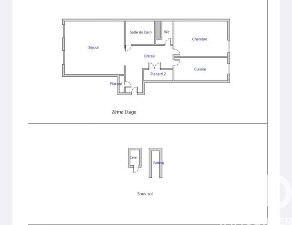 Appartement à vendre 2 pièces 62 m² Puteaux