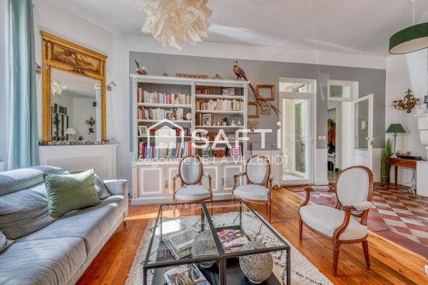 BORDEAUX CAUDERAN : maison de pierre - 4 chambres - bureau