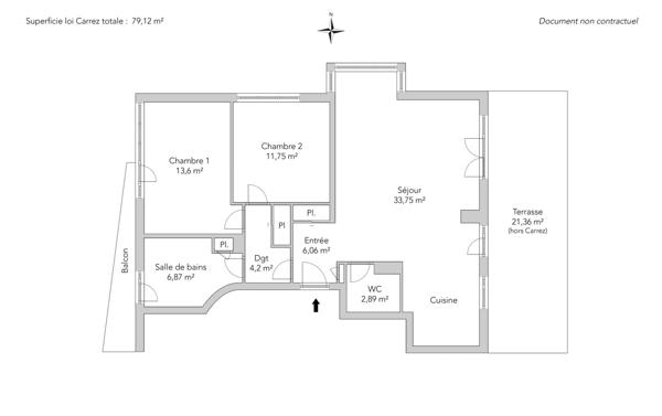 Appartement Paris 19e - VILLA FLEURIE / BUTTES-CHAUMONT