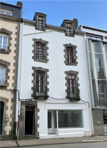 A vendre VANNES PORT IMMEUBLE DE RAPPORT 154 m² 3 appartements un local commercial