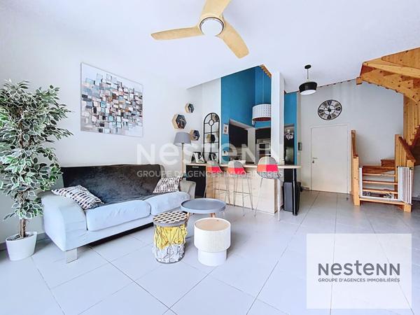 A vendre superbe appartement T4 en duplex avec terrasse, jardin et place de stationnement à Montpellier, à deux pas du tramway