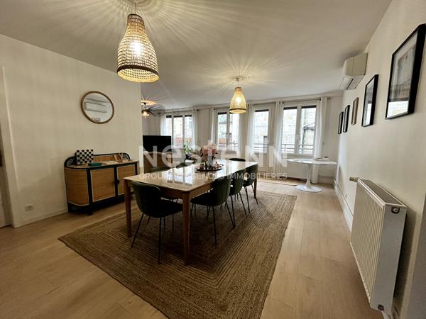 Grand appartement T4 de 100m2 avec garage + climatisation en hyper centre de Brive-la-Gaillarde