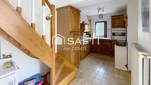 Maison avec studio indépendant – Centre de Roussillon – 70 m² + terrain de 480 m²!!