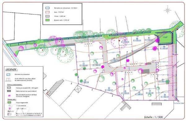 Parcelle de terrain à bâtir viabilisée 