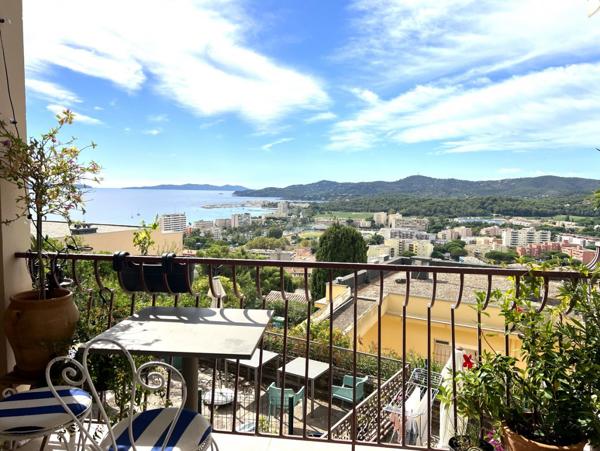Bel appartement T2 vue mer exceptionnelle - Le Lavandou (83)