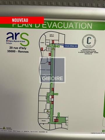 Bureaux - A LOUER - RENNES (réf : 35.4769)