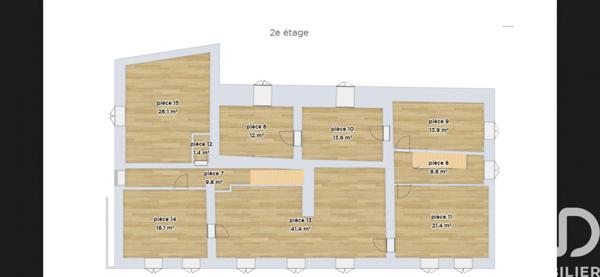 Immeuble à vendre 600 m² Hauts de Bienne
