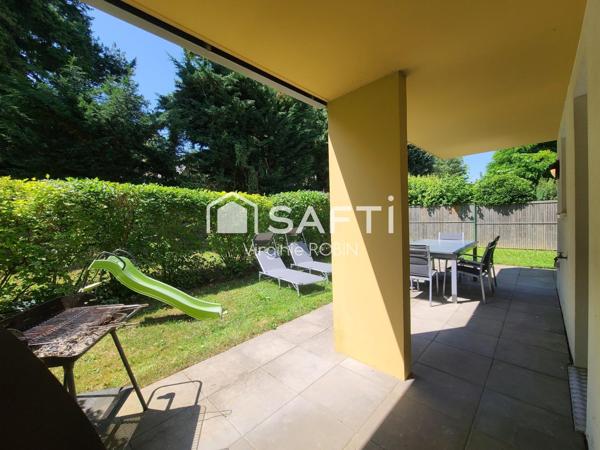 Appartement Rez de jardin, triple expos,  2 terrasses