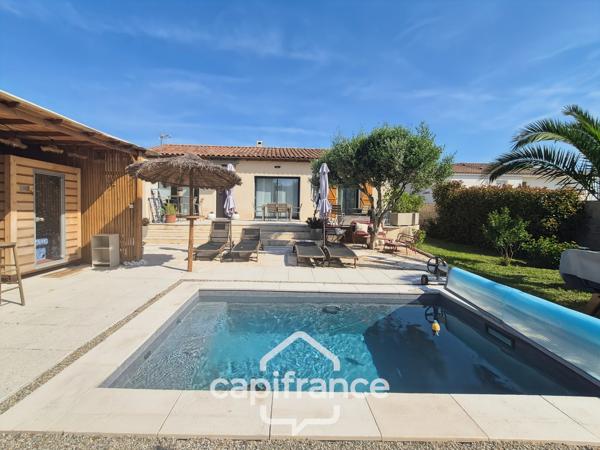 Maison à vendre 4 pièces SAINT GENIES DE COMOLAS (30)-101m²-terrain 550m²