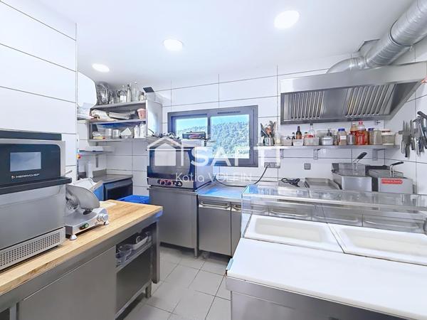 RESTAURANT PRÊT À L'EMPLOI 64m2+Terrasse + Réserve