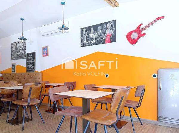 RESTAURANT PRÊT À L'EMPLOI 64m2+Terrasse + Réserve