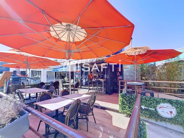 RESTAURANT PRÊT À L'EMPLOI 64m2+Terrasse + Réserve