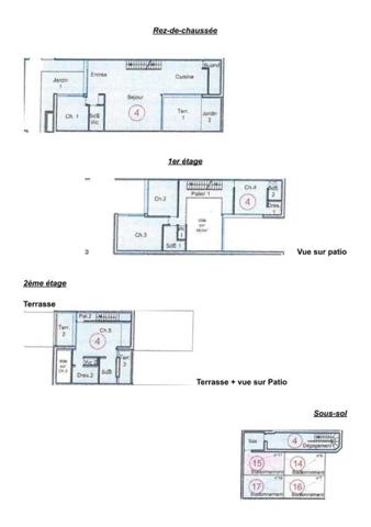 Loft familial d'exception avec patio et 4 parkings