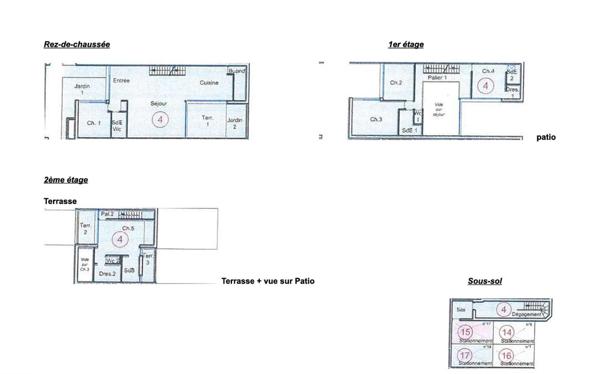 Loft familial d'exception avec patio et 4 parkings