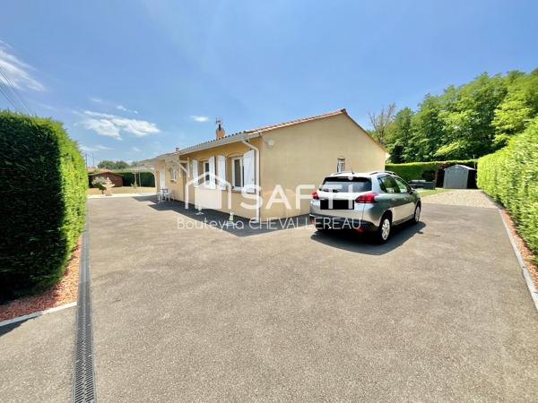 Maison avec 3 chambres, jardin, garage et piscine