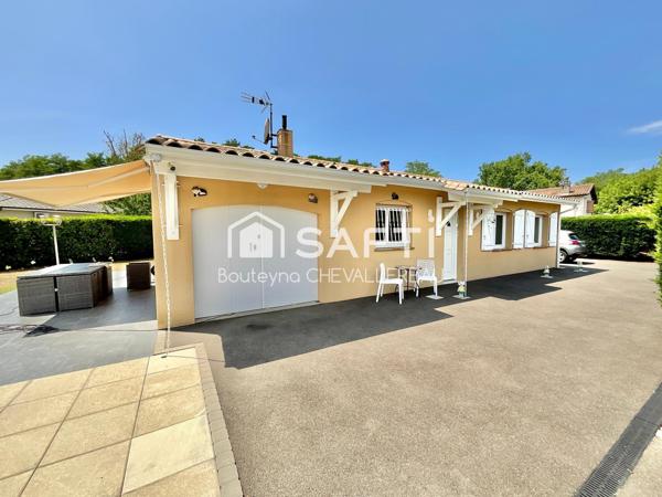 Maison avec 3 chambres, jardin, garage et piscine
