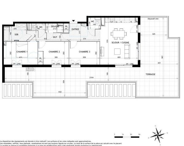 Appartement à vendre 4 pièces 82 m² Vallauris