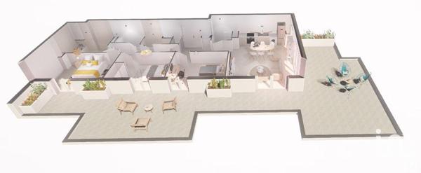 Appartement à vendre 4 pièces 82 m² Vallauris