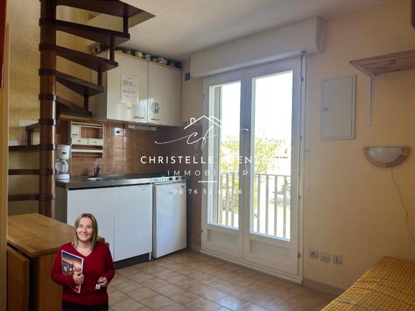 Hérault - Marseillan Plage (34340) - Appartement duplex T2 - 2 pièces - Place de parking privative sécurisée - À 200 m de la plage - Dernier étage
