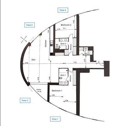 Appartement de standing 140 m² – Triple exposition – Résidence Le France, aux portes de La Défense