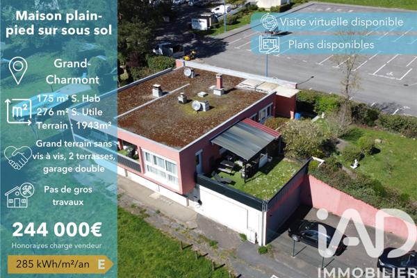 Maison à vendre 6 pièces 175 m² Grand-Charmont