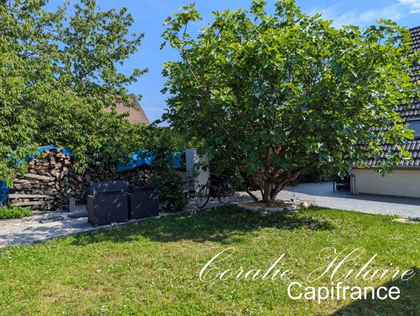 Maison à vendre 5 pièces RIXHEIM (68) Grande pièce de vie, 3 chambres, joli jardin