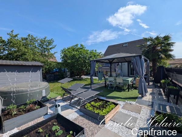 Maison à vendre 5 pièces RIXHEIM (68) Grande pièce de vie, 3 chambres, joli jardin