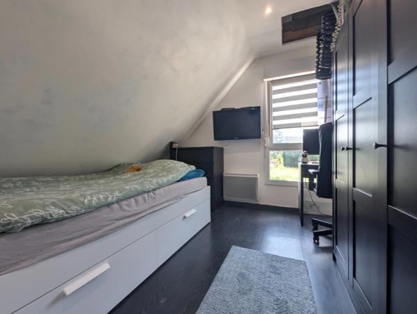 Maison à vendre 5 pièces RIXHEIM (68) Grande pièce de vie, 3 chambres, joli jardin