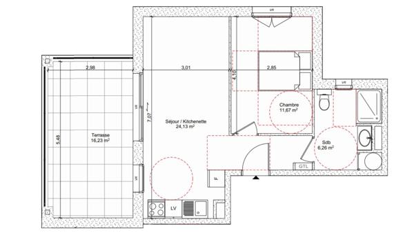 Appartement à vendre 2 pièces 42 m² Bormes-les-Mimosas