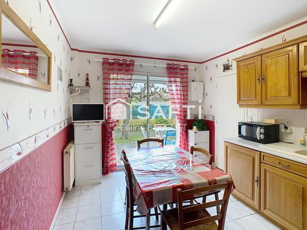 Maison R+1 avec double garage et jardin