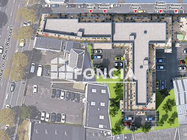 Location Appartement 3 pièces 62.1 m² - 166 AVENUE DU MONT RIBOUDET Rouen 76000