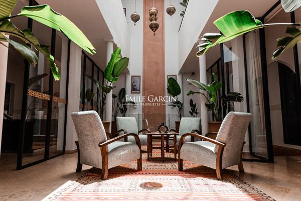 A vendre Riad dans le quartier de la Kasbah à Marrakech