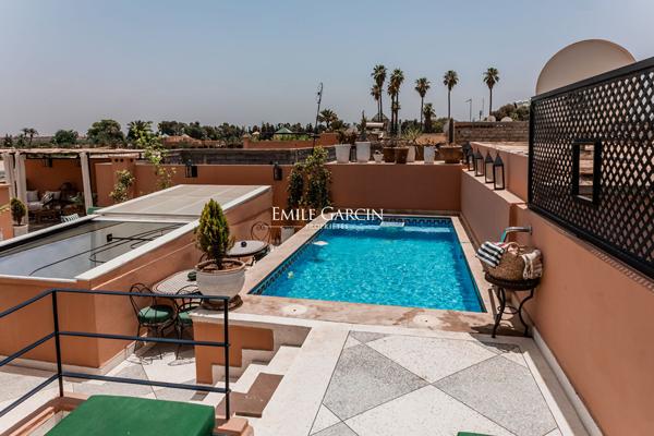 A vendre Riad dans le quartier de la Kasbah à Marrakech