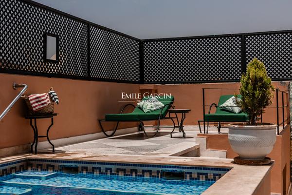 A vendre Riad dans le quartier de la Kasbah à Marrakech