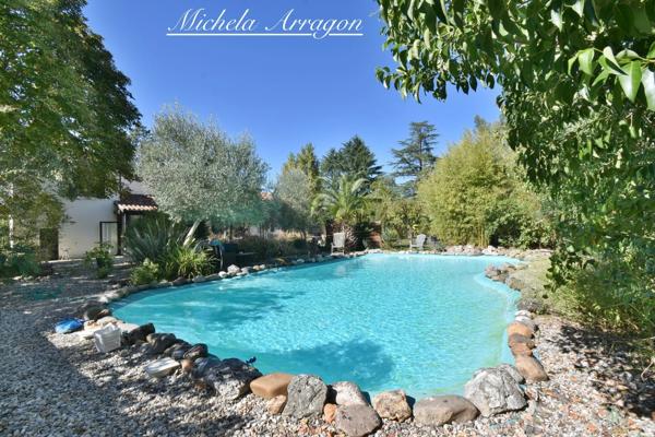 VILLENEUVE-SUR-LOT – PROPRIÉTÉ EN PIERRE AVEC PIGEONNIER, PARC DE PLUS DE 5 600 M² ET PISCINE