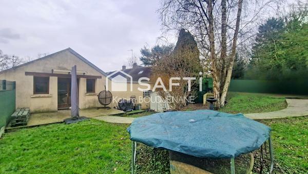 Grande pièce à vivre, 2 chambres, jardin, parkings