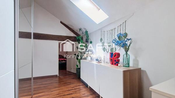 Grande pièce à vivre, 2 chambres, jardin, parkings