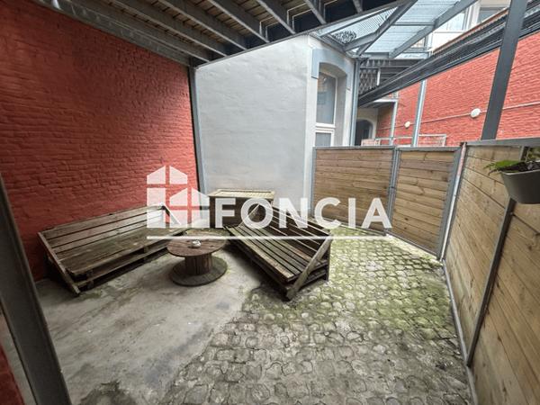 Location Studio meublé 22.86 m² - Lille 59000
