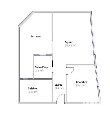 Appartement à vendre 2 pièces 41 m² Cannes