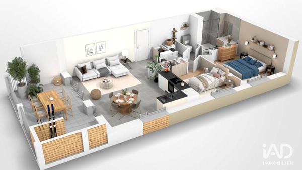 Appartement (neuf) à vendre 3 pièces 65 m² Échirolles