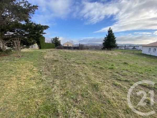 Terrain à vendre  1319 m2 BOULIEU LES ANNONAY - 07