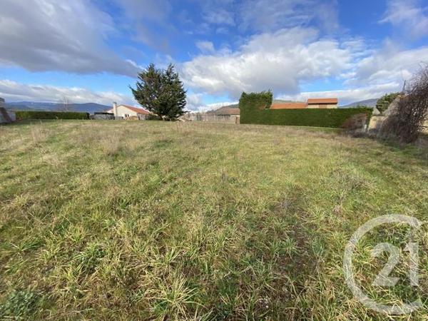 Terrain à vendre  1319 m2 BOULIEU LES ANNONAY - 07