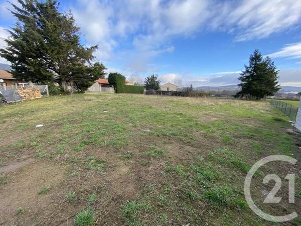 Terrain à vendre  1319 m2 BOULIEU LES ANNONAY - 07