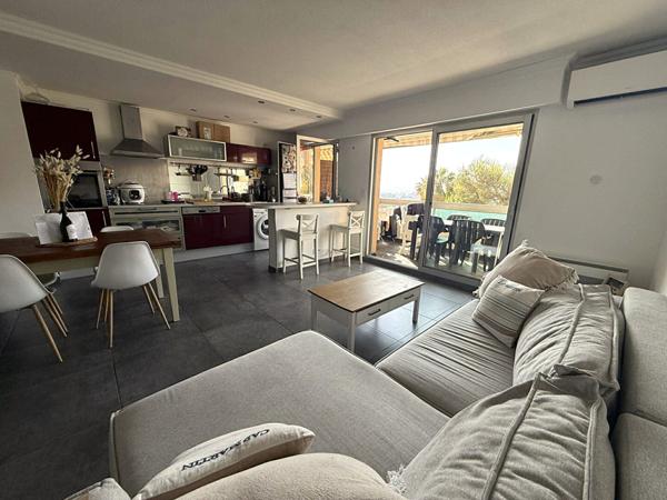 Appartement Nice Corniche Fleurie 3 pièces 65 m2 terrasse vue mer, garage