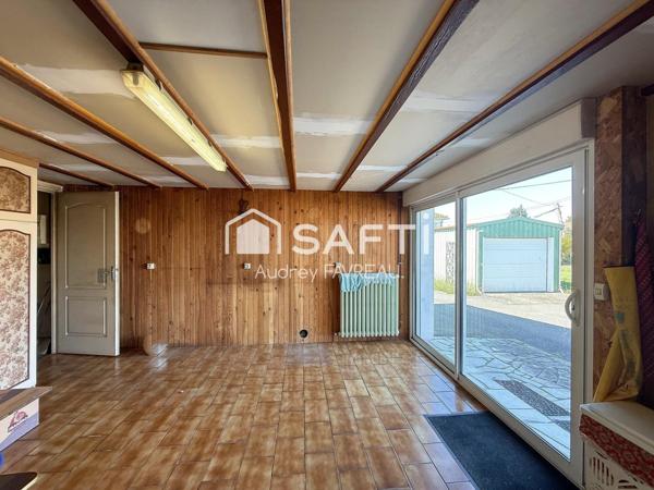 Maison PP, 118m2, 3 ch, 2261m2 terrain, 4 garages