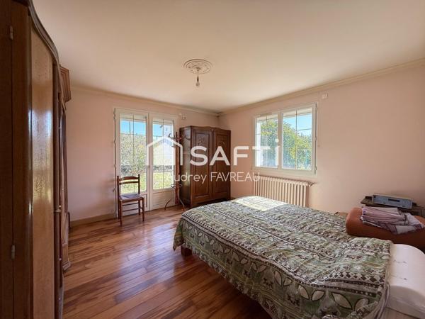 Maison PP, 118m2, 3 ch, 2261m2 terrain, 4 garages