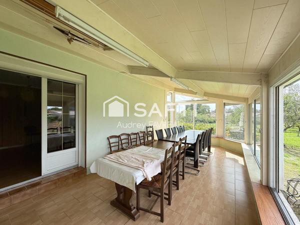 Maison PP, 118m2, 3 ch, 2261m2 terrain, 4 garages