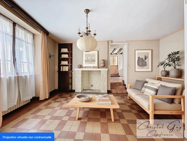 Montval-sur-Loir (72500), maison de charme à vendre 3 chambres, coeur de ville