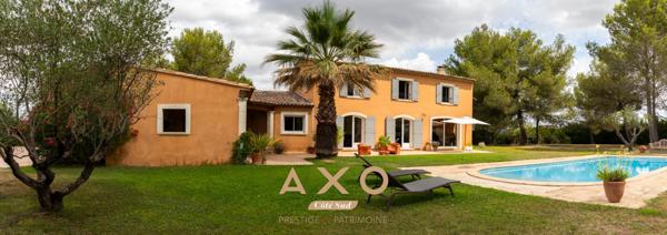 MEYRARGUES  MAISON DEXCEPTION  T7  PISCINE  POOL HOUSE  JARDIN PAYSAGÉ  VUE DÉGAGÉE  3 800 M² DE TERRAIN  1 239 000